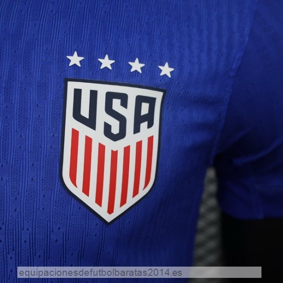 Nuevo 2ª Jugadores Camiseta Estados Unidos 2024 Azul Baratas